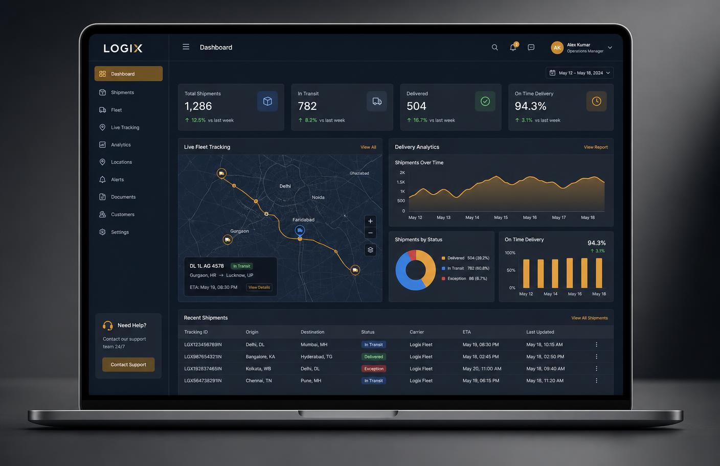 CARGOLINE — Logistics project by North Foundry
